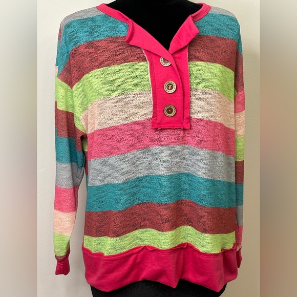 Bibi Multi Color Top - Picture 2 of 5